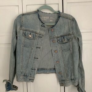 Women’s GAP Denim Jacket with distressed collar